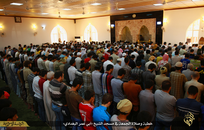 (تصاویر) افتتاح مسجد ابوبکر بغدادی در موصل (تصاویر) افتتاح مسجد ابوبکر بغدادی در موصل