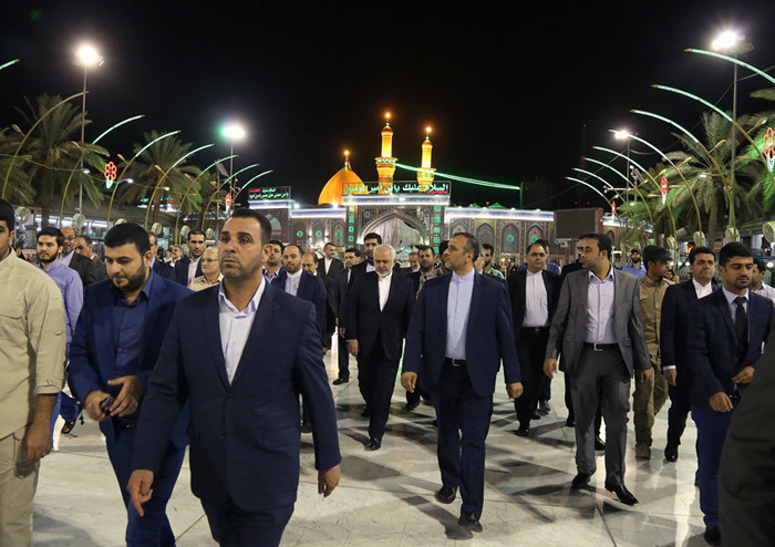 (تصاویر) زیارت ظریف در کربلا و نجف (تصاویر) زیارت ظریف در کربلا و نجف