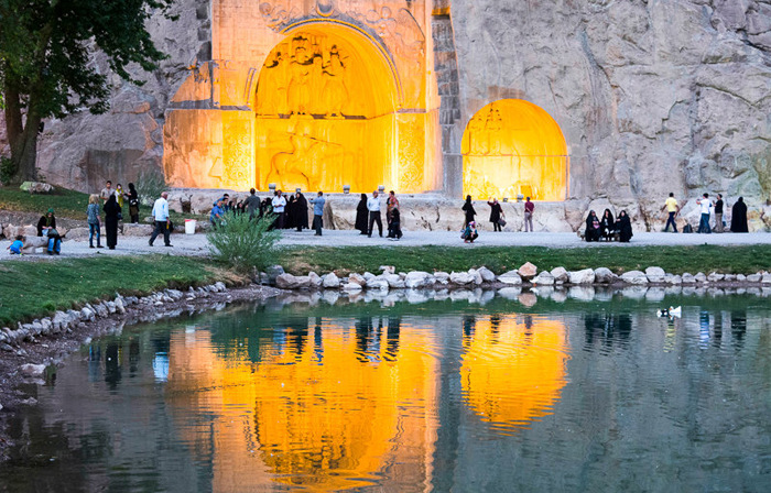 (تصاویر) دریاچه طاق بستان زنده شد (تصاویر) دریاچه طاق بستان زنده شد
