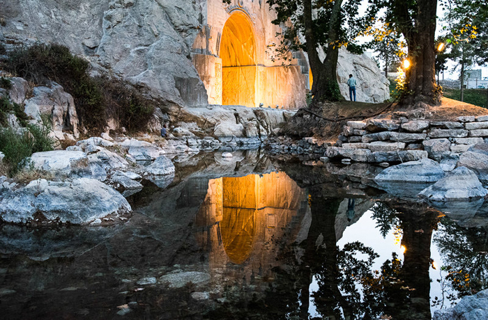 (تصاویر) دریاچه طاق بستان زنده شد (تصاویر) دریاچه طاق بستان زنده شد