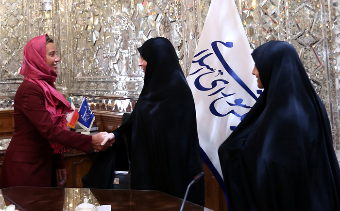 (تصاویر) فدریکا موگرینی در تهران (تصاویر) فدریکا موگرینی در تهران