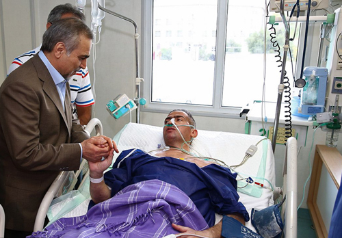 (تصاویر) عیادت فریدون از عباسپور (تصاویر) عیادت فریدون از عباسپور