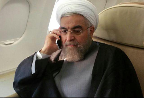 (تصویر) روحانی لحظه شنیدن گزارش فاجعه (تصویر) روحانی لحظه شنیدن گزارش فاجعه