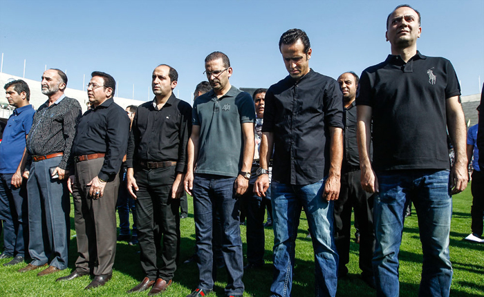 (تصاویر) مراسم وداع با هادی نوروزی در آزادی