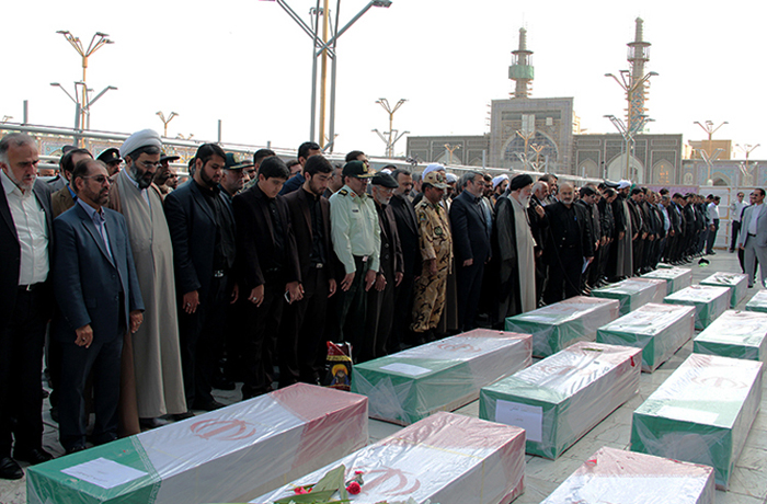 (تصاویر) خاکسپاری جانباختگان منا در استان‌ها