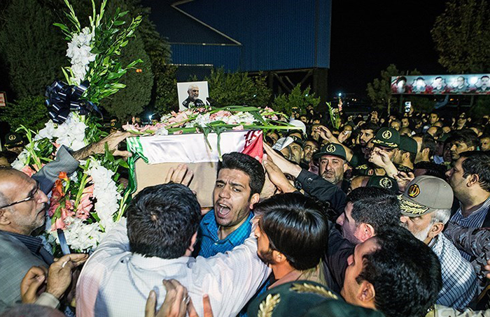 (تصاویر) ورود پیکر سردار همدانی به کشور (تصاویر) ورود پیکر سردار همدانی به کشور