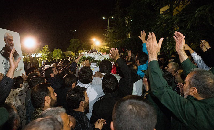 (تصاویر) ورود پیکر سردار همدانی به کشور (تصاویر) ورود پیکر سردار همدانی به کشور