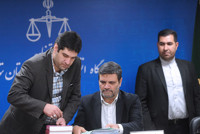 (تصاویر) دادگاه ششم بابک زنجانی (تصاویر) دادگاه ششم بابک زنجانی