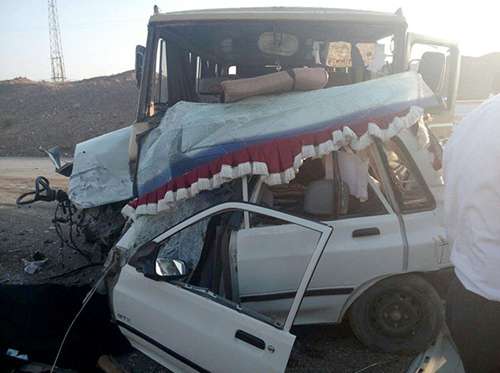(تصاویر) تصادف مرگبار در جاده ساوه (تصاویر) تصادف مرگبار در جاده ساوه