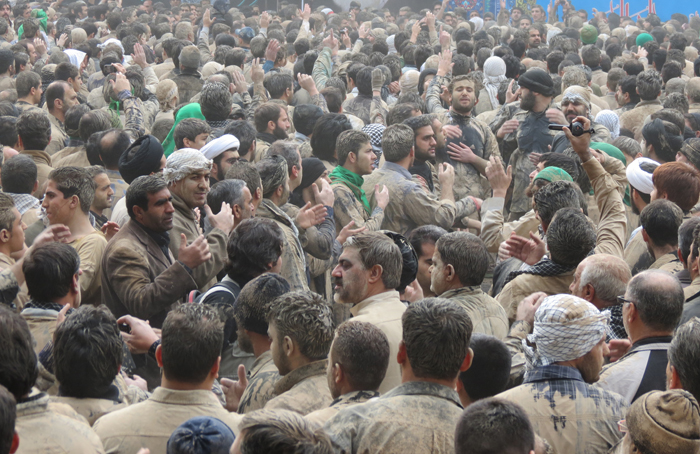 (تصاویر) گل‌مالی روزعاشورا در خرم‌آباد