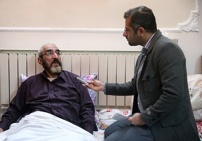 (تصاویر) سلحشور در بستر بیماری