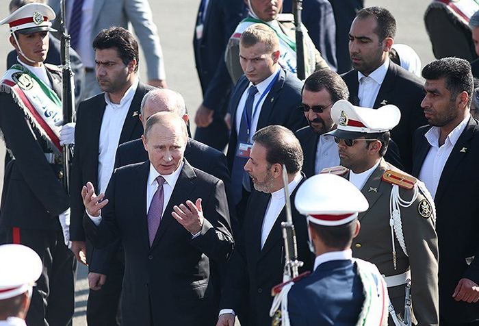 (تصاویر) ورود پوتین به تهران