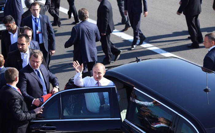 (تصاویر) ورود پوتین به تهران