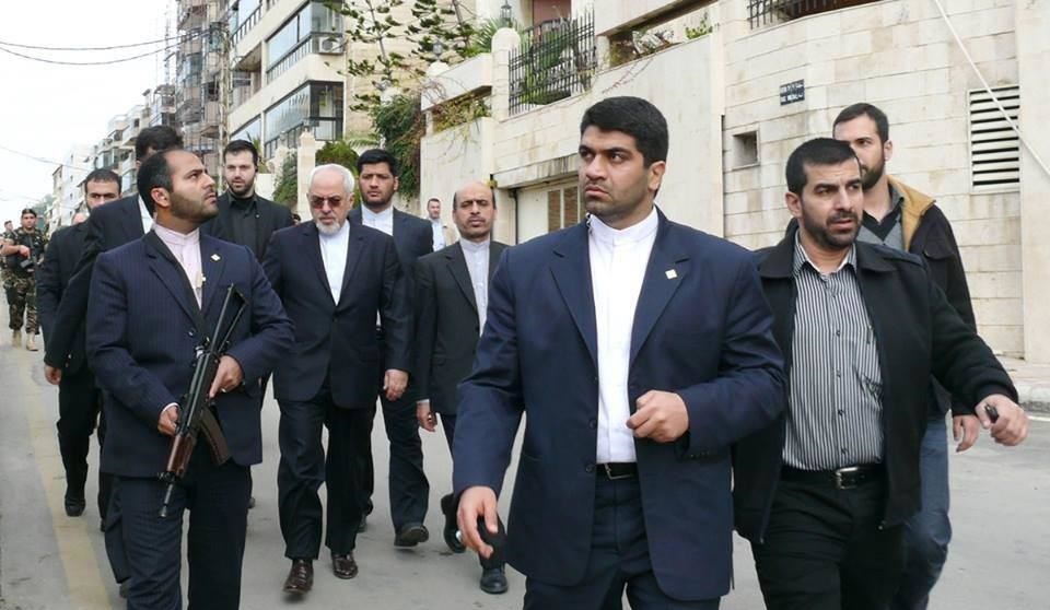 (تصویر) تیم حفاظت دکتر ظریف (تصویر) تیم حفاظت دکتر ظریف