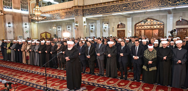 (تصاویر) بشار اسد در مراسم میلاد پیامبر(ص) (تصاویر) بشار اسد در مراسم میلاد پیامبر(ص)