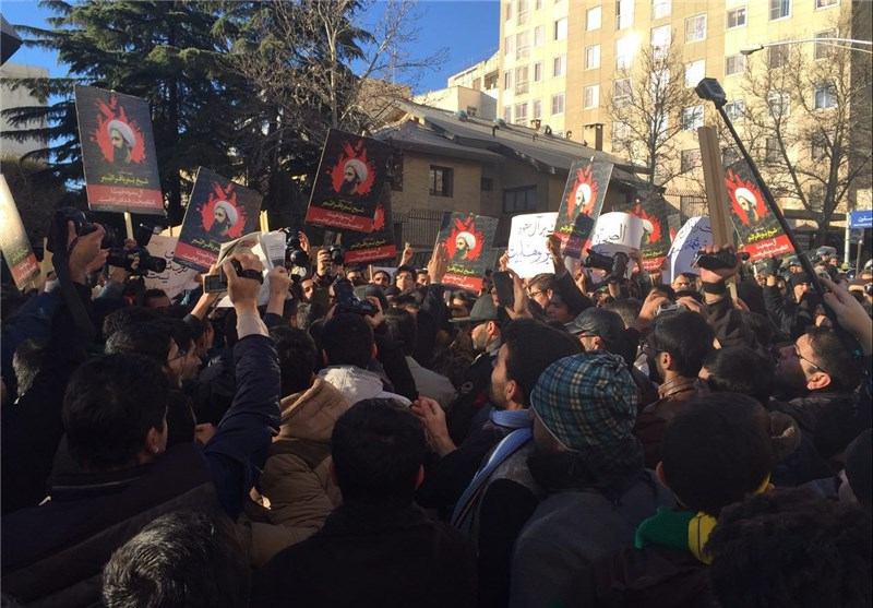 برگزاری تجمع غیرقانونی مقابل سفارت عربستان برگزاری تجمع غیرقانونی مقابل سفارت عربستان
