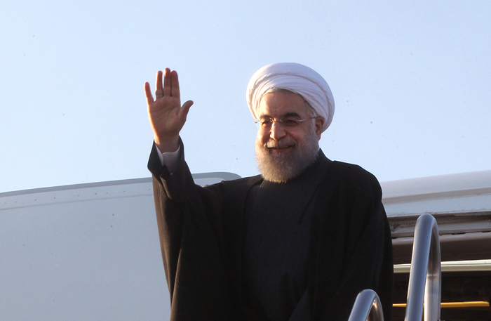 (تصاویر) روحانی عازم ایتالیا شد (تصاویر) روحانی عازم ایتالیا شد