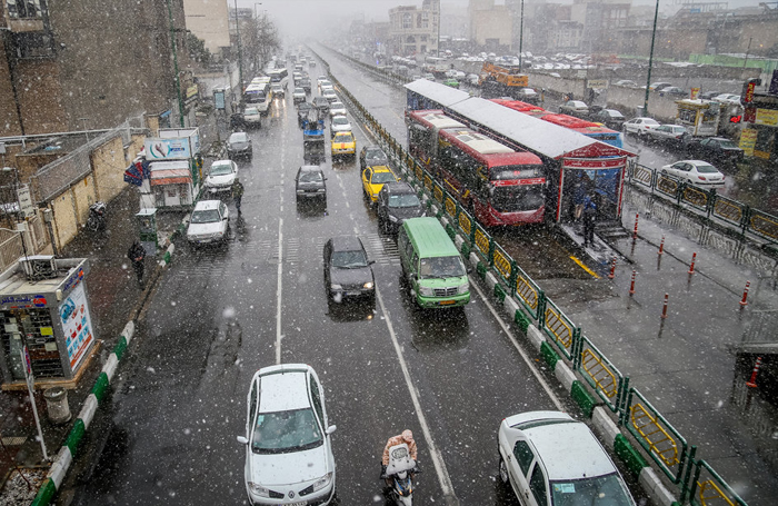 (تصاویر) برف و سرما در تهران (تصاویر) برف و سرما در تهران