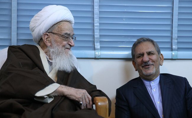 (تصاویر) دیدار جهانگیری با مراجع تقلید (تصاویر) دیدار جهانگیری با مراجع تقلید