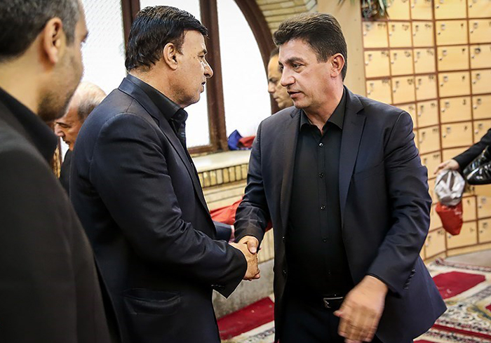 (تصاویر) مجلس ترحیم غلامحسین مظلومی
