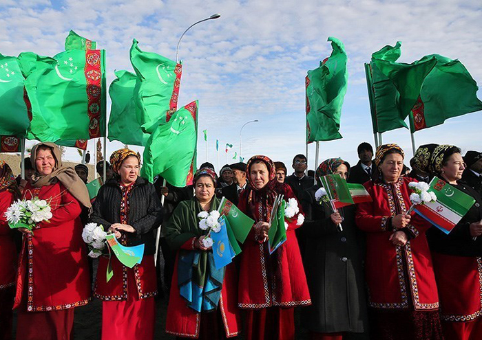 (تصاویر) افتتاح خطآهن ایران-ترکمنستان-قزاقستان (تصاویر) افتتاح خطآهن ایران-ترکمنستان-قزاقستان