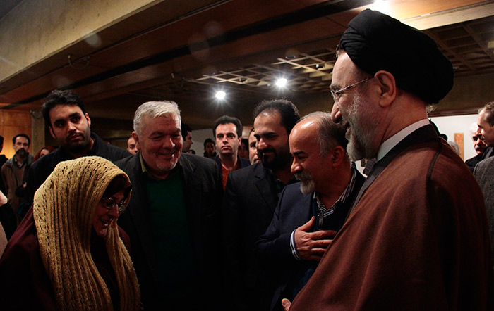 (تصاویر) سیدمحمد خاتمی در نمایشگاه خط (تصاویر) سیدمحمد خاتمی در نمایشگاه خط