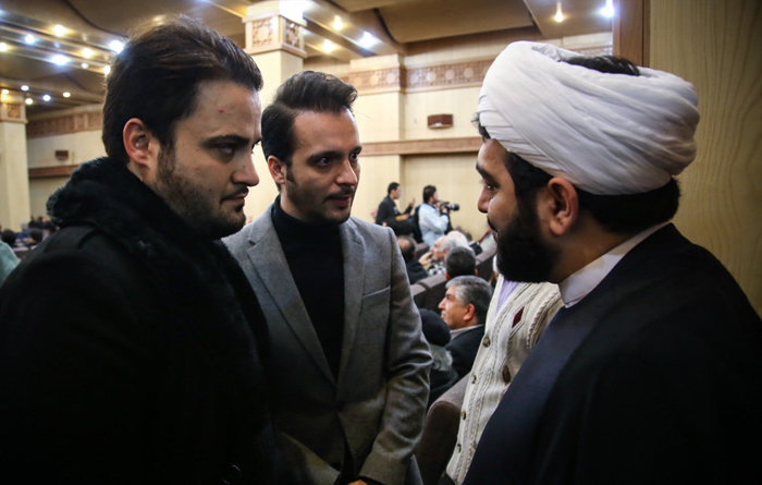 (تصاویر) هنرمندان در ترحیم انوشیروان ارجمند