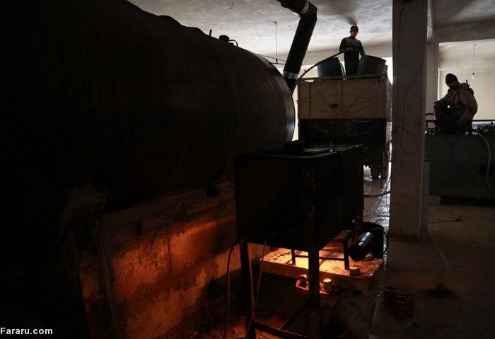 (تصاویر) تجارت نفتی داعش در سوریه