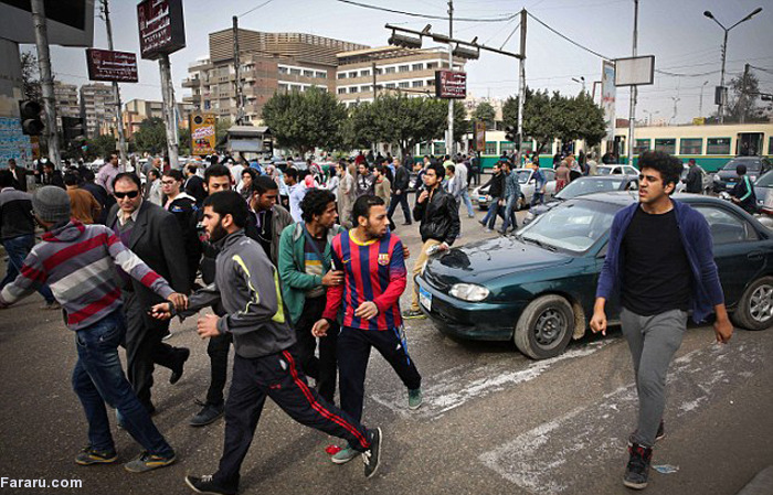 (تصاویر) تیرخوردن دختر جوان در قاهره (تصاویر) تیرخوردن دختر جوان در قاهره