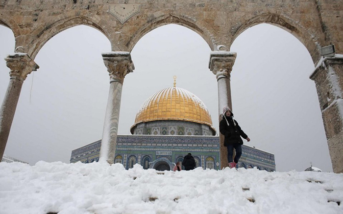(تصاویر) بیت المقدس سفیدپوش شد (تصاویر) بیت المقدس سفیدپوش شد
