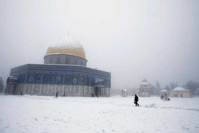 (تصاویر) بیت المقدس سفیدپوش شد (تصاویر) بیت المقدس سفیدپوش شد