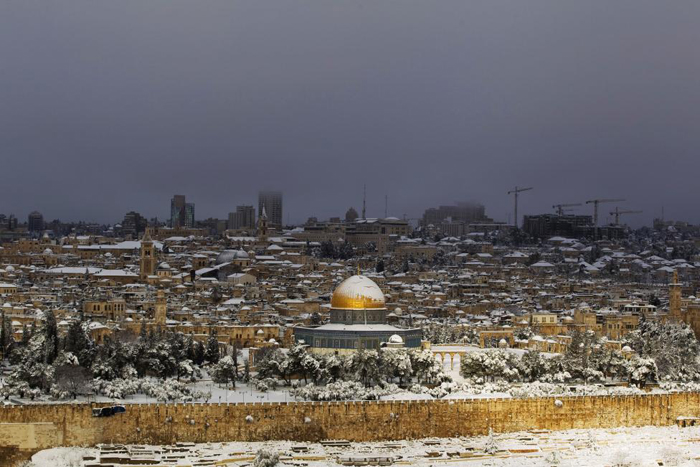 (تصاویر) بیت المقدس سفیدپوش شد (تصاویر) بیت المقدس سفیدپوش شد