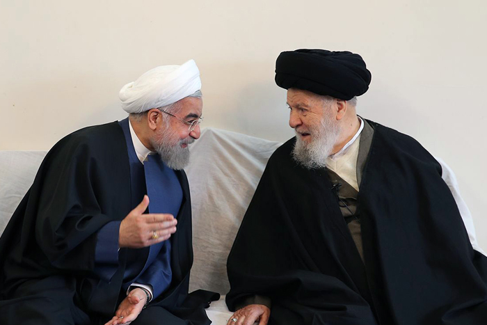 (تصاویر) دیدار روحانی با علما و مراجع قم (تصاویر) دیدار روحانی با علما و مراجع قم
