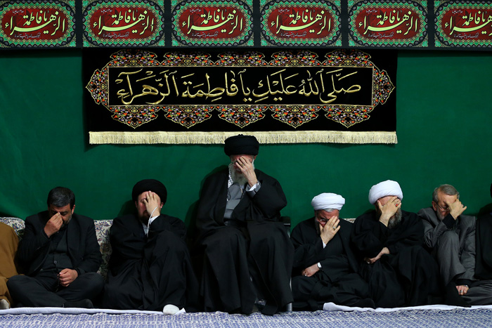 (تصاویر) عزاداری فاطمی در حضور رهبرانقلاب (تصاویر) عزاداری فاطمی در حضور رهبرانقلاب