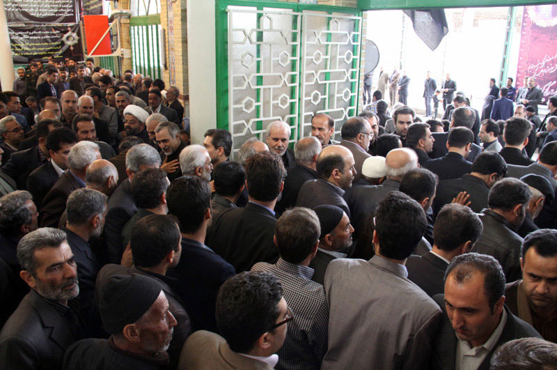 مراسم هفتمین روز درگذشت مادر روحانی در سرخه مراسم هفتمین روز درگذشت مادر روحانی در سرخه