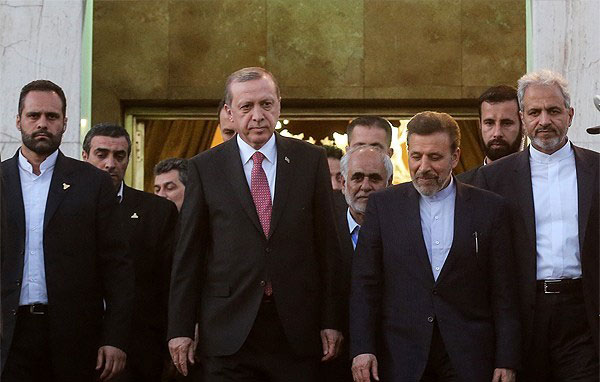سفر اردوغان به تهران پایان یافت سفر اردوغان به تهران پایان یافت