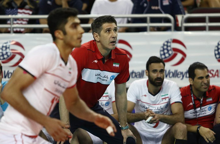 (تصاویر) دیدار والیبال ایران و امریکا