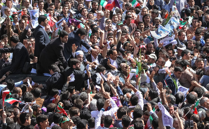 (تصاویر) استقبال از روحانی در تبریز (تصاویر) استقبال از روحانی در تبریز