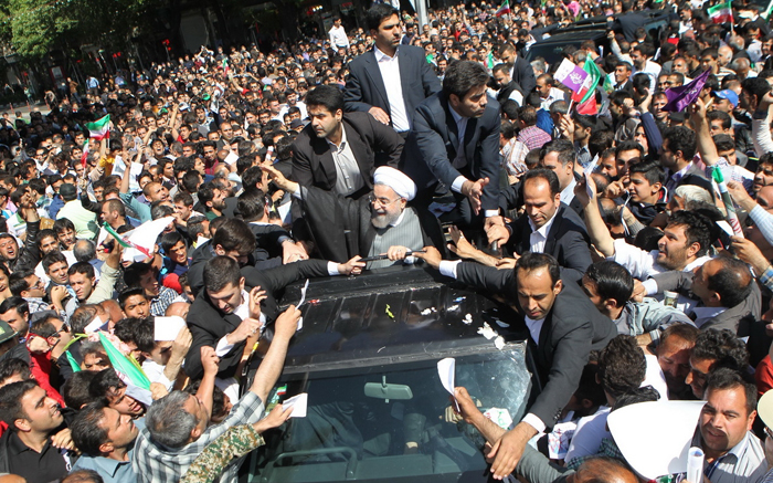 (تصاویر) استقبال از روحانی در تبریز (تصاویر) استقبال از روحانی در تبریز