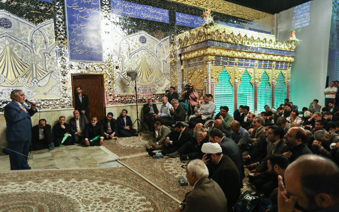 (تصاویر) رونمایی از ضریح نمادین سیدالشهدا (تصاویر) رونمایی از ضریح نمادین سیدالشهدا