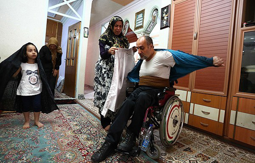 (تصاویر) جانباز قهرمان (تصاویر) جانباز قهرمان