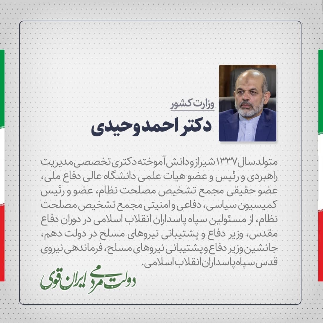 وزرای پیشنهادی دولت سیزدهم