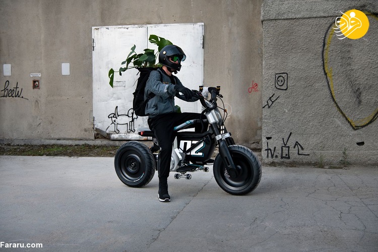 (تصاویر) مینی موتورسیکلت جذاب و عجیب BMW