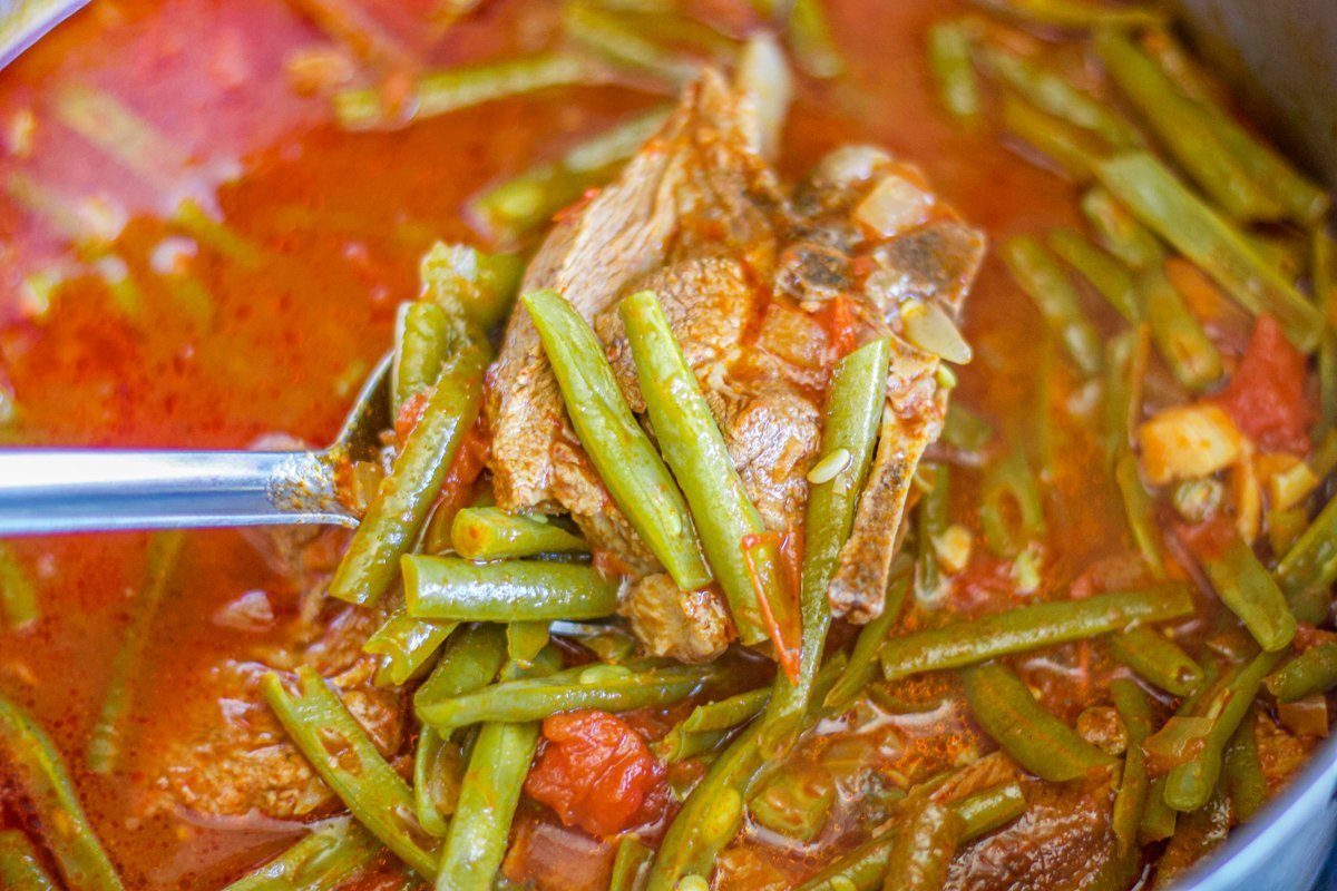 خورش لوبیا سبز