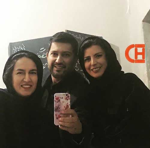 لیلا حاتمی و حامد بهداد در پشت صحنه «پیر پسر»