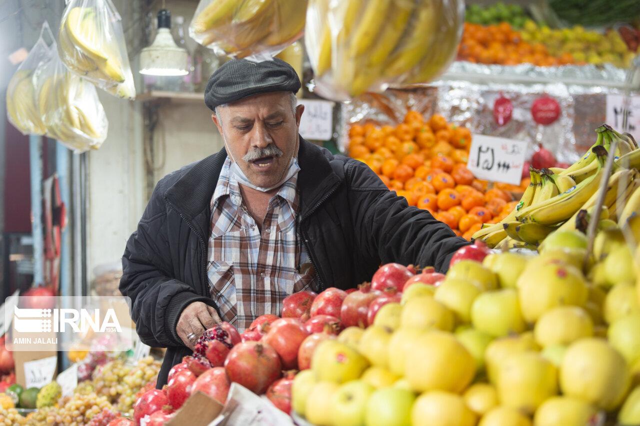 (تصاویر) خرید شب یلدا در بازار تجریش