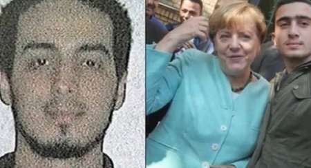 عکس سلفی مرکل با عامل حملات بروکسل! عکس سلفی مرکل با عامل حملات بروکسل!