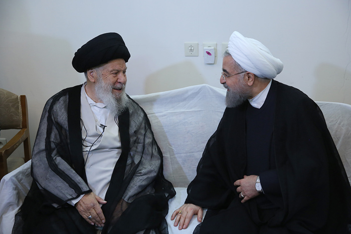 (تصاویر) دیدار روحانی با مراجع قم (تصاویر) دیدار روحانی با مراجع قم