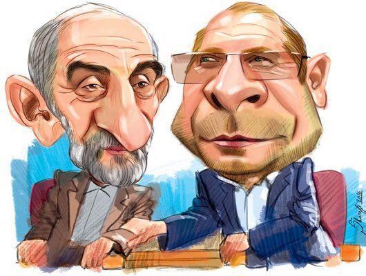 (کاریکاتور) پیوند حسین شریعتمداری و قالیباف! (کاریکاتور) پیوند حسین شریعتمداری و قالیباف!
