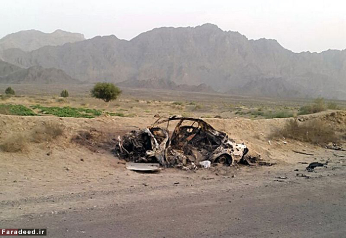 (تصاویر) صحنه ترور رهبر طالبان (تصاویر) صحنه ترور رهبر طالبان